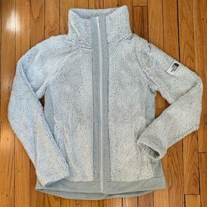 Warm North Face fuzzy zip up